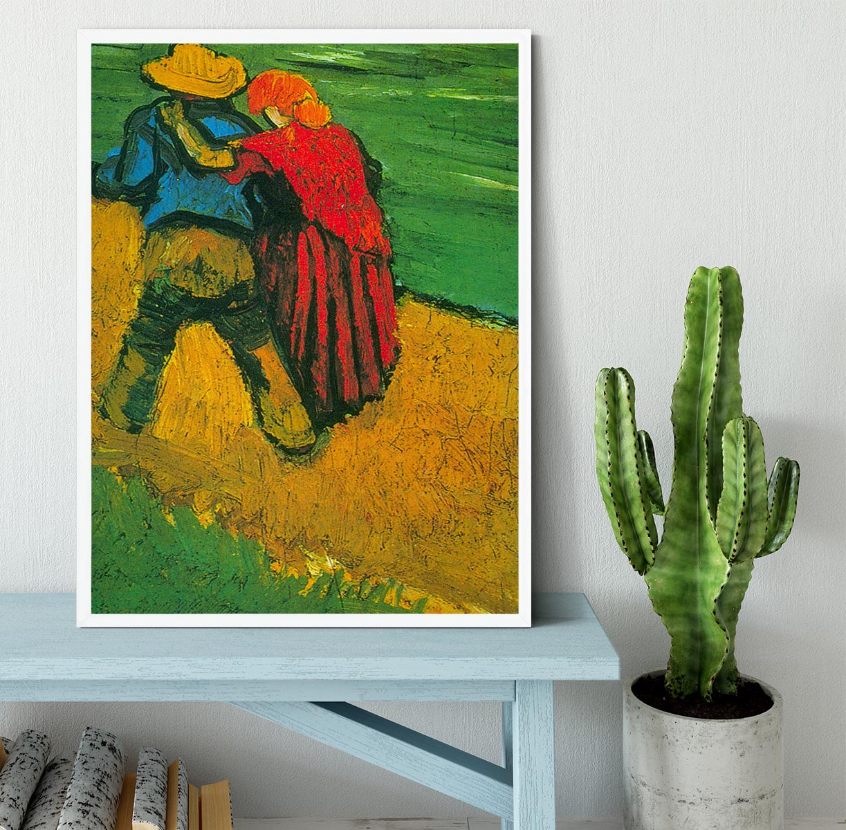 Two Lovers By Vincent Van Gogh Framed Print - Canvas Art Rocks -6
