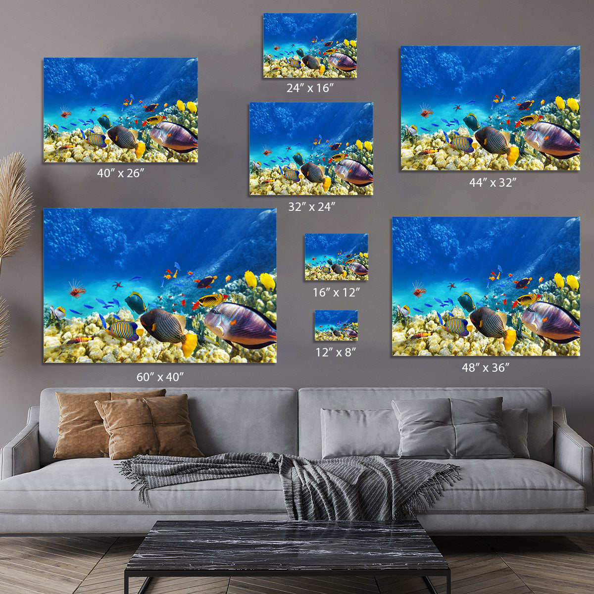 Underwater world Canvas Print or Poster - Canvas Art Rocks - 7