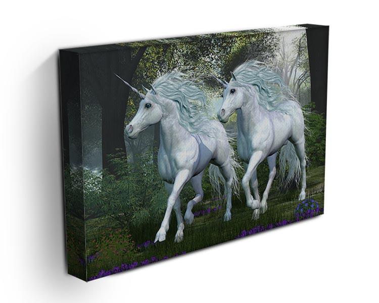 Unicorn Elm Forest Canvas Print or Poster - Canvas Art Rocks - 3