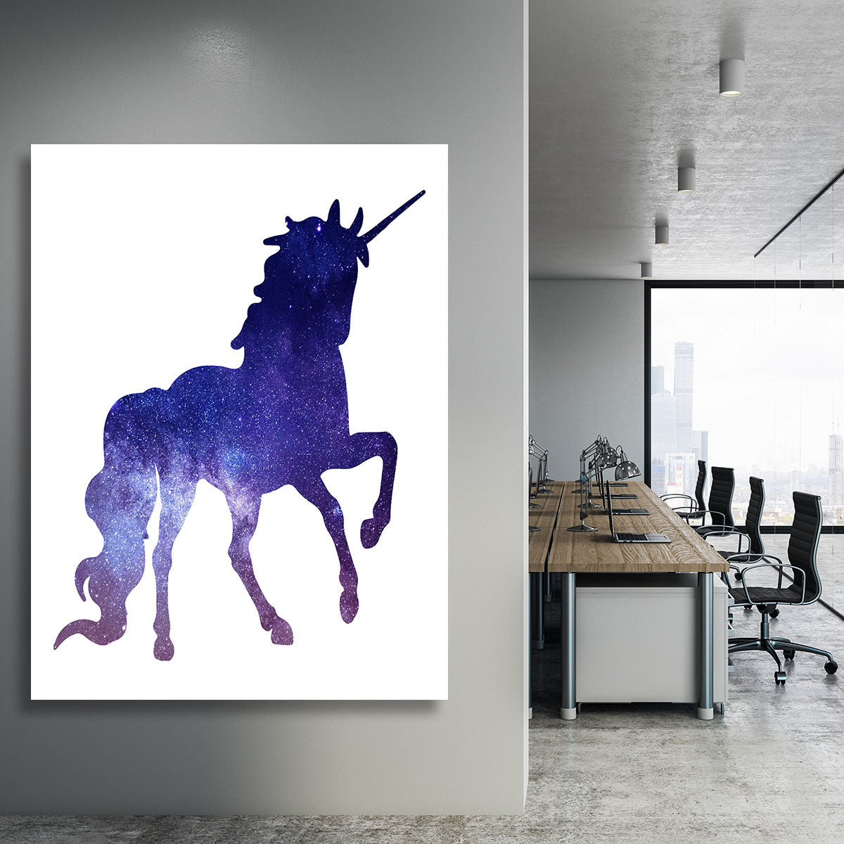 Unicorn Galaxy Canvas Print or Poster - Canvas Art Rocks - 3