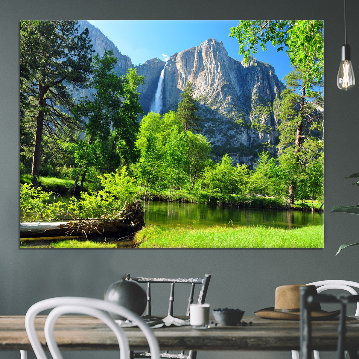 Upper Yosemite Falls Canvas Print or Poster - Canvas Art Rocks - 3
