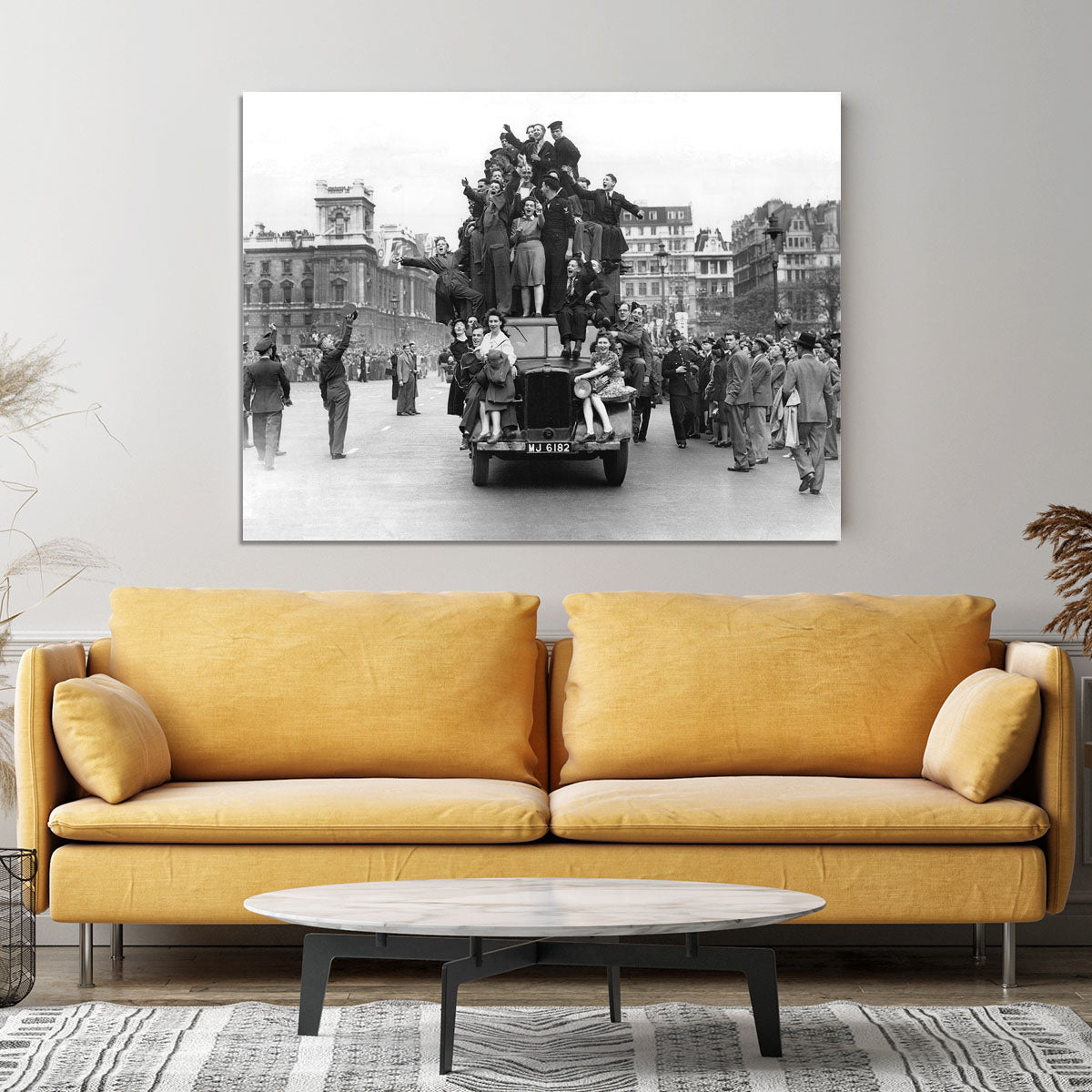 VE celebrations in London Canvas Print or Poster - Canvas Art Rocks - 4