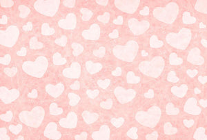 Valentine Heart pink Wall Mural Wallpaper - Canvas Art Rocks - 1