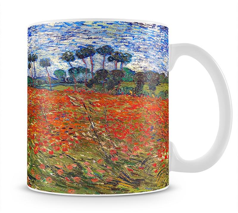 Van Gogh Poppies Field Mug - Canvas Art Rocks - 1
