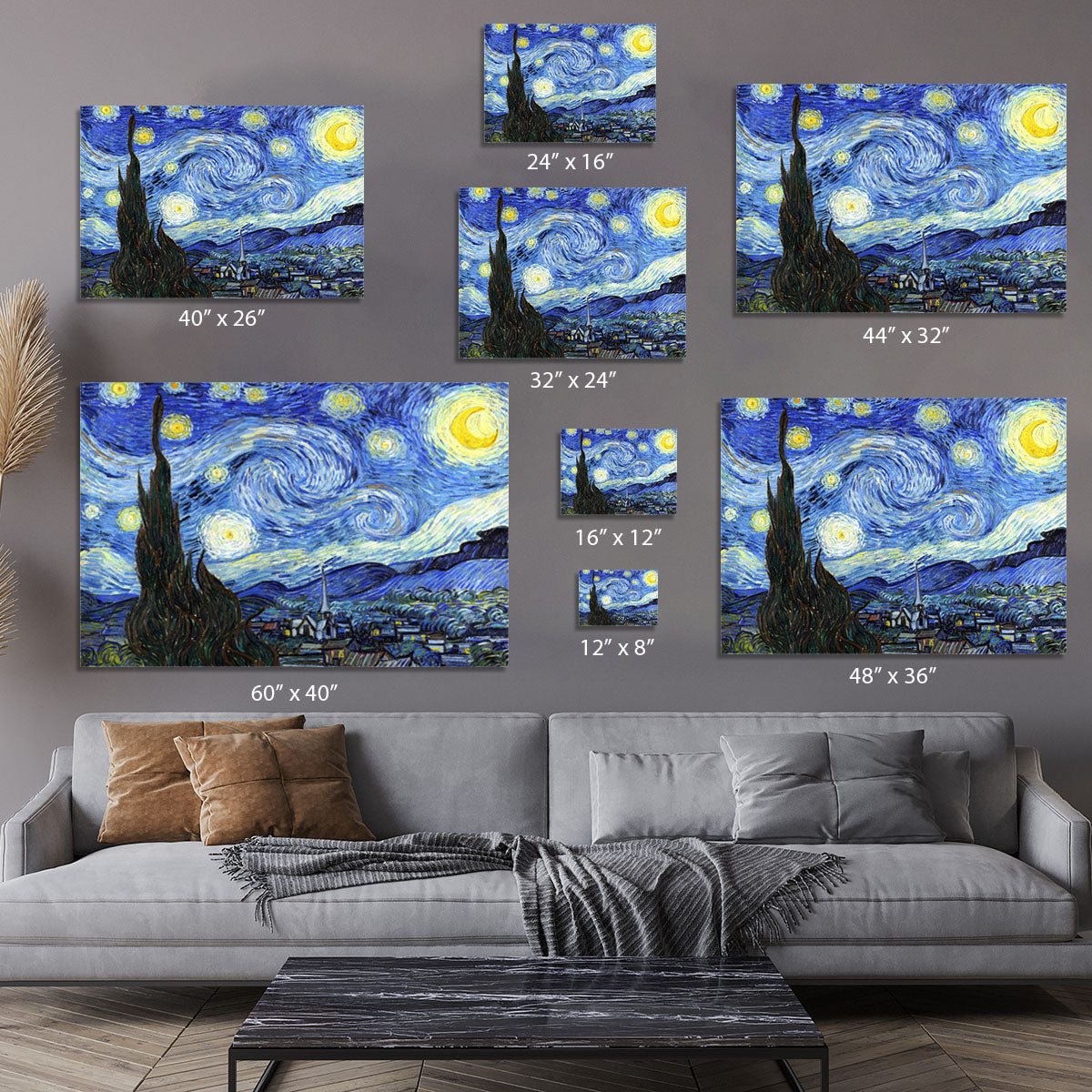 Van Gogh Starry Night Canvas Print or Poster - Canvas Art Rocks - 7