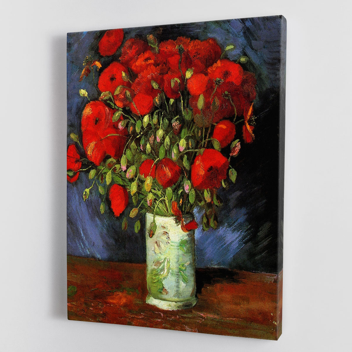 Vase with Red Poppies by Van Gogh Canvas Print or Poster - Canvas Art Rocks - 1