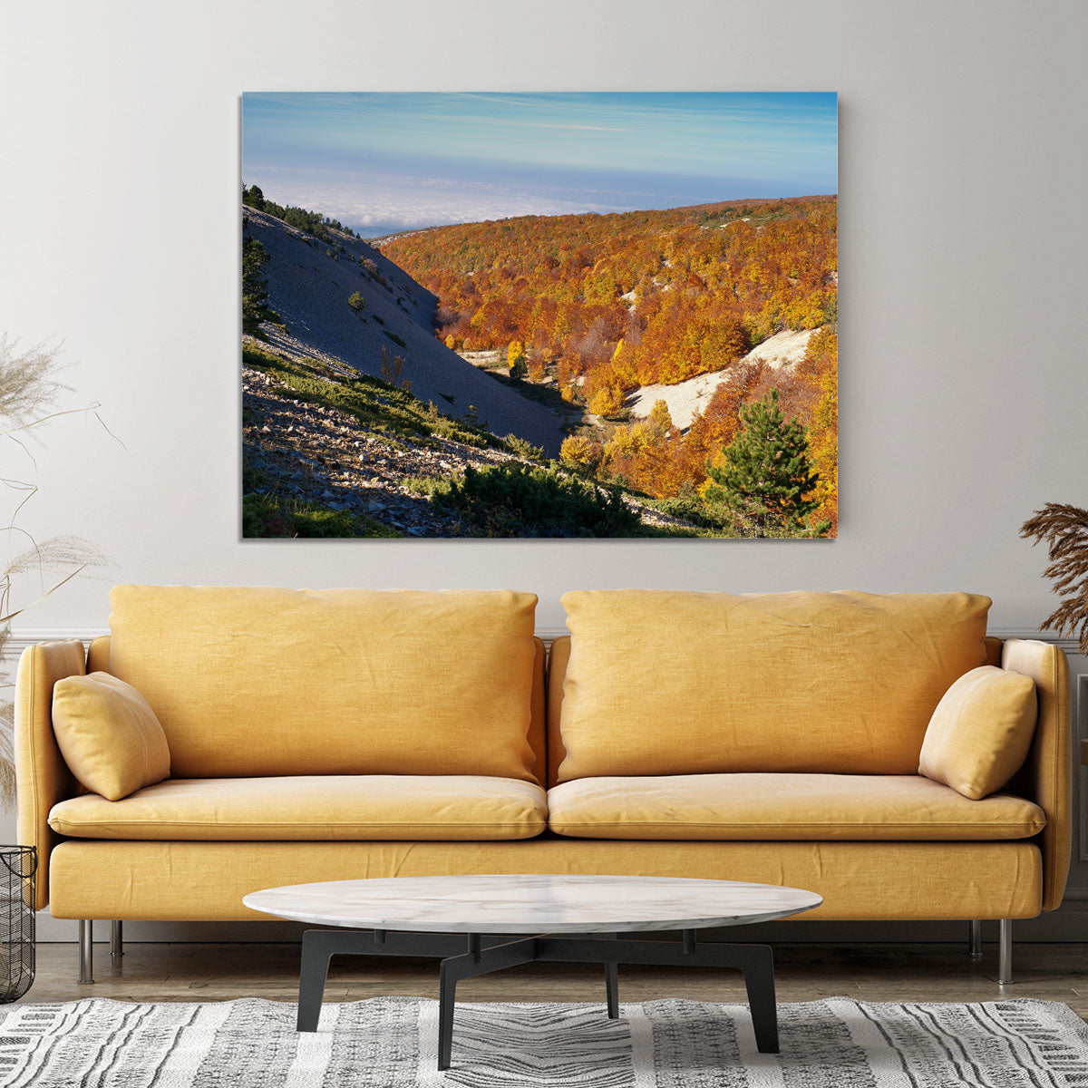 View from the Mount Ventoux Canvas Print or Poster - Canvas Art Rocks - 4