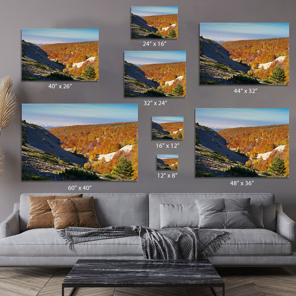 View from the Mount Ventoux Canvas Print or Poster - Canvas Art Rocks - 7