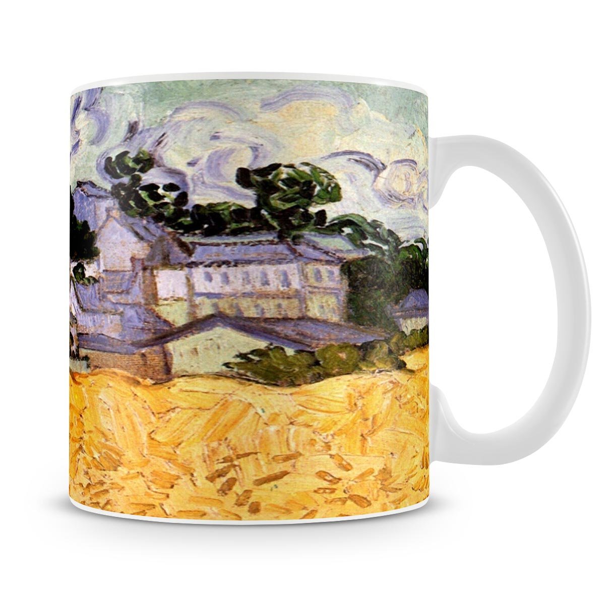 View of Auvers with Church by Van Gogh Mug - Canvas Art Rocks - 4