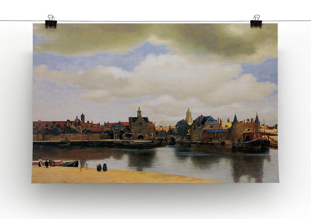 View of Delft by Vermeer Canvas Print or Poster - Canvas Art Rocks - 2