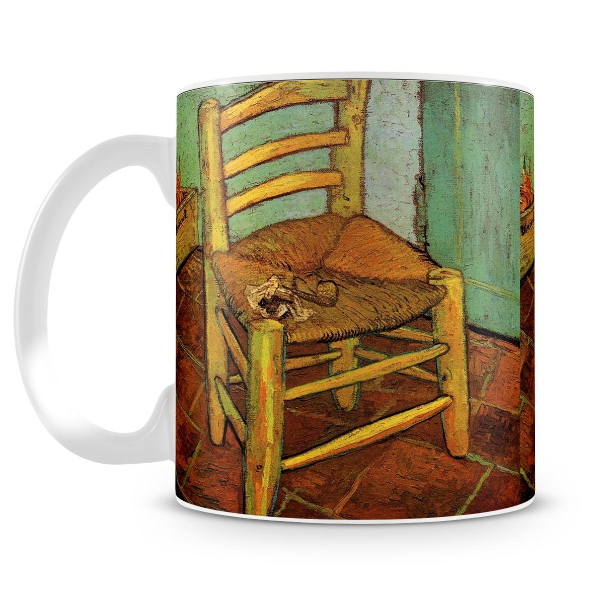 Vincent's Chair with His Pipe by Van Gogh Mug - Canvas Art Rocks - 4
