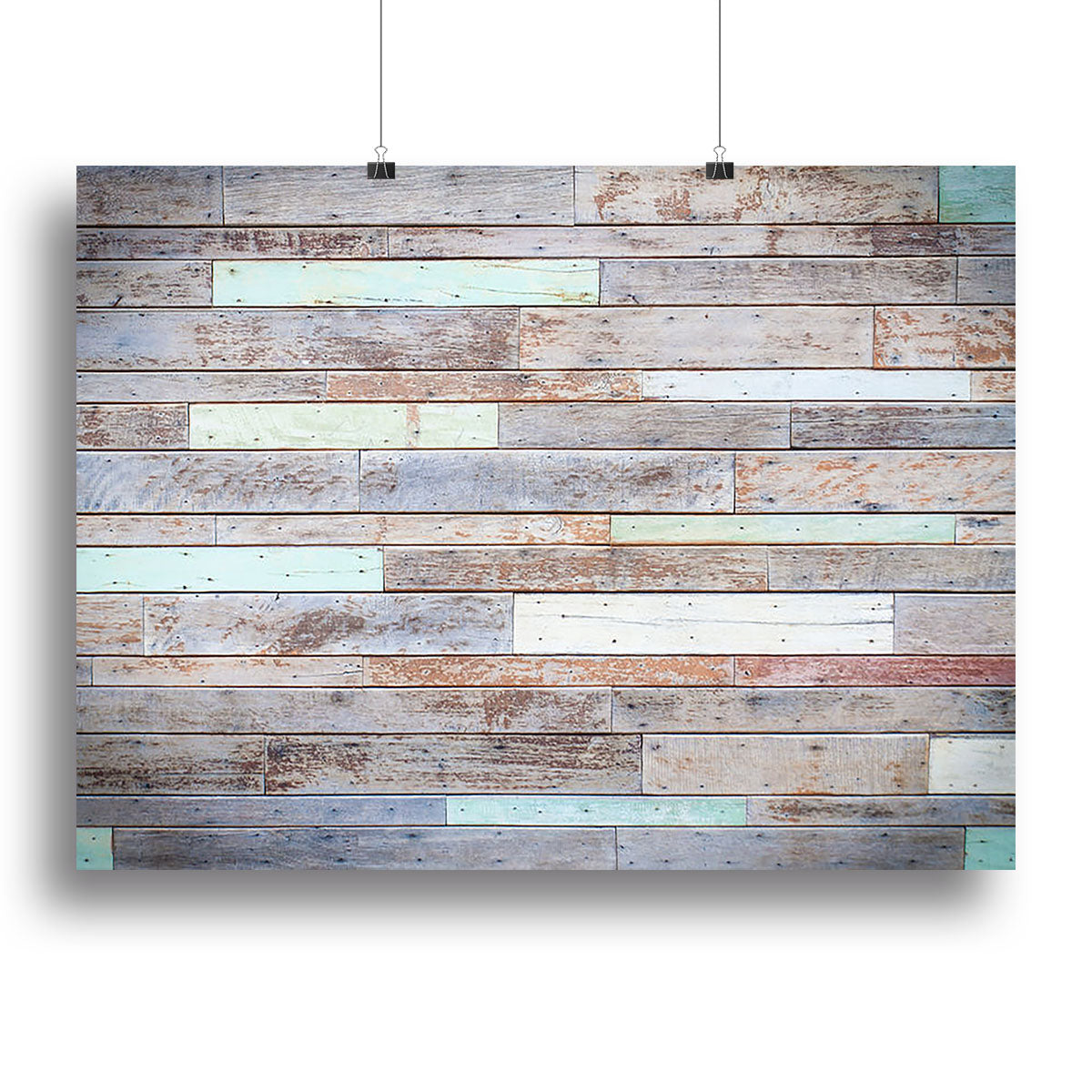 Vintage wooden wall Canvas Print or Poster - Canvas Art Rocks - 2