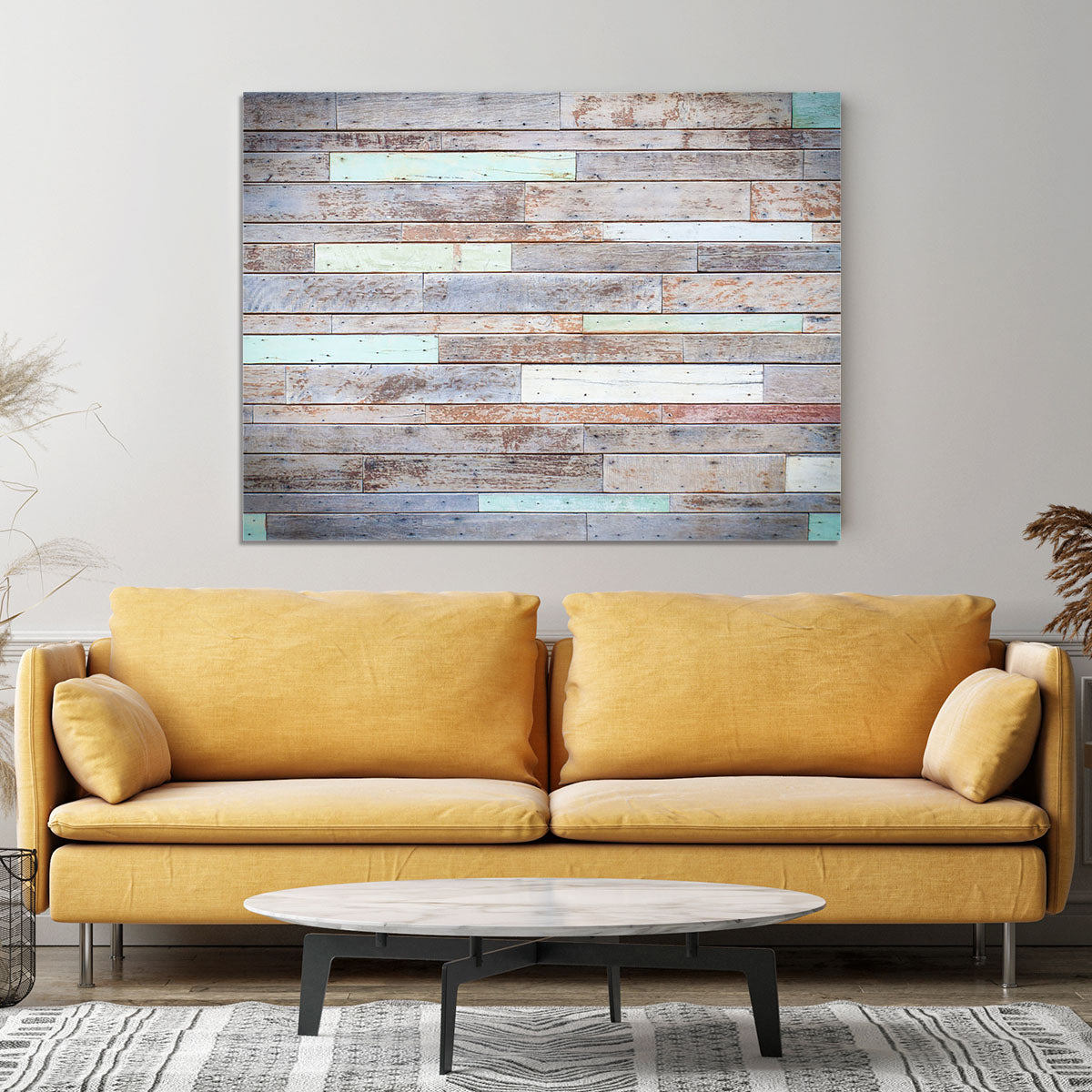 Vintage wooden wall Canvas Print or Poster - Canvas Art Rocks - 4