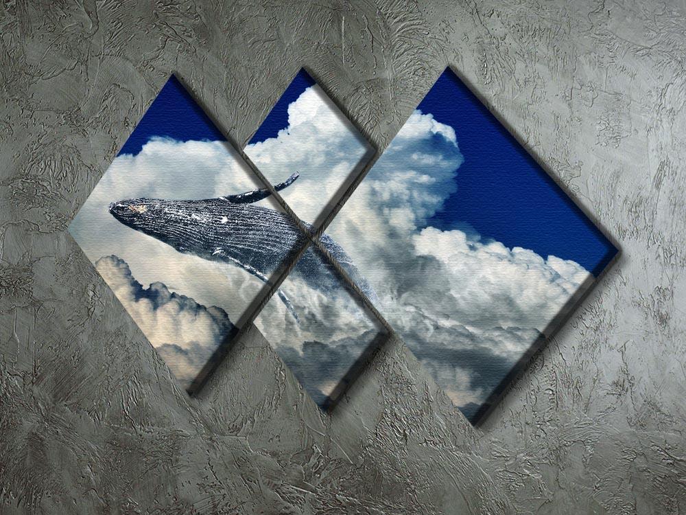 Wale Sky 4 Square Multi Panel Canvas - Canvas Art Rocks - 2