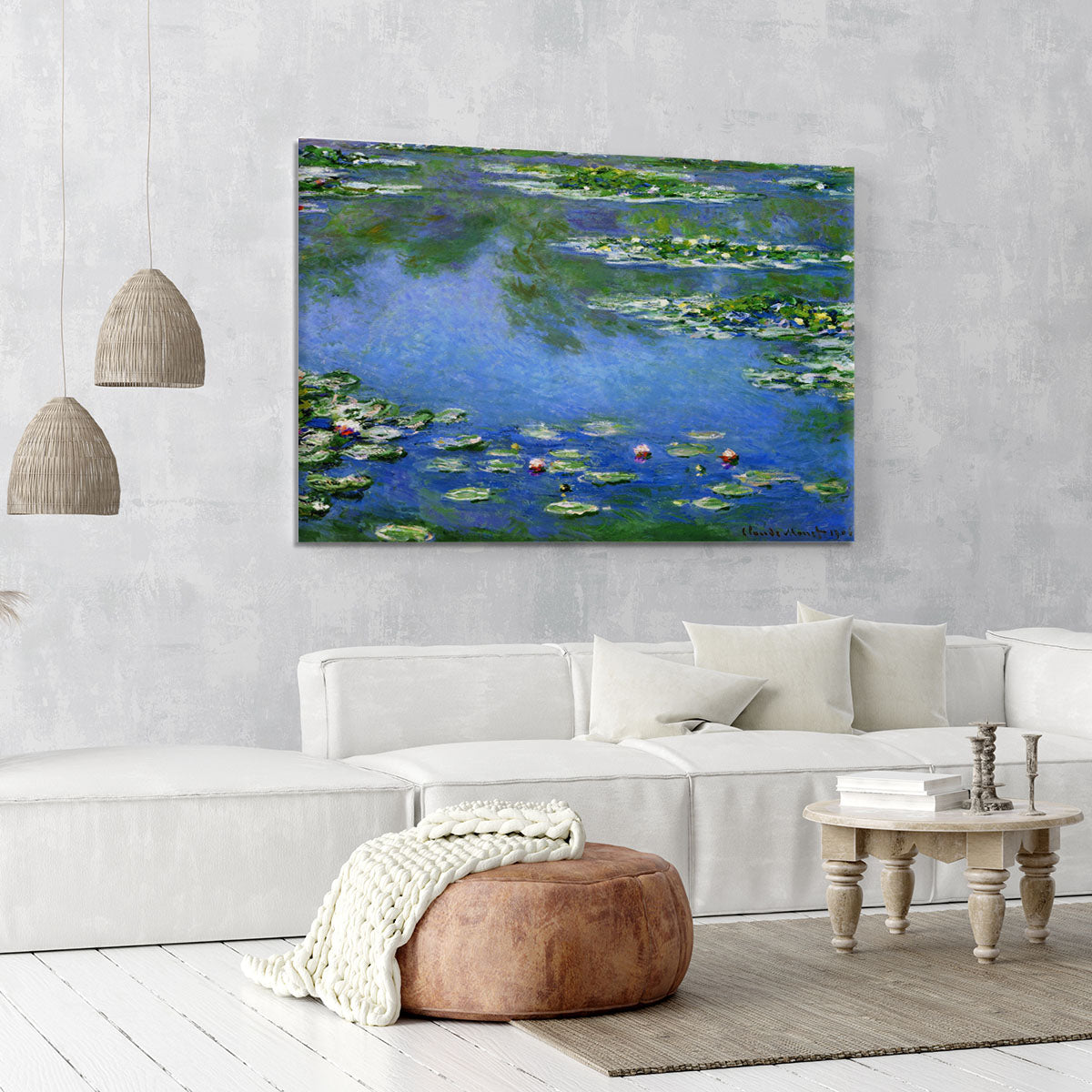 Water Lilies by Monet Canvas Print or Poster - Canvas Art Rocks - 6