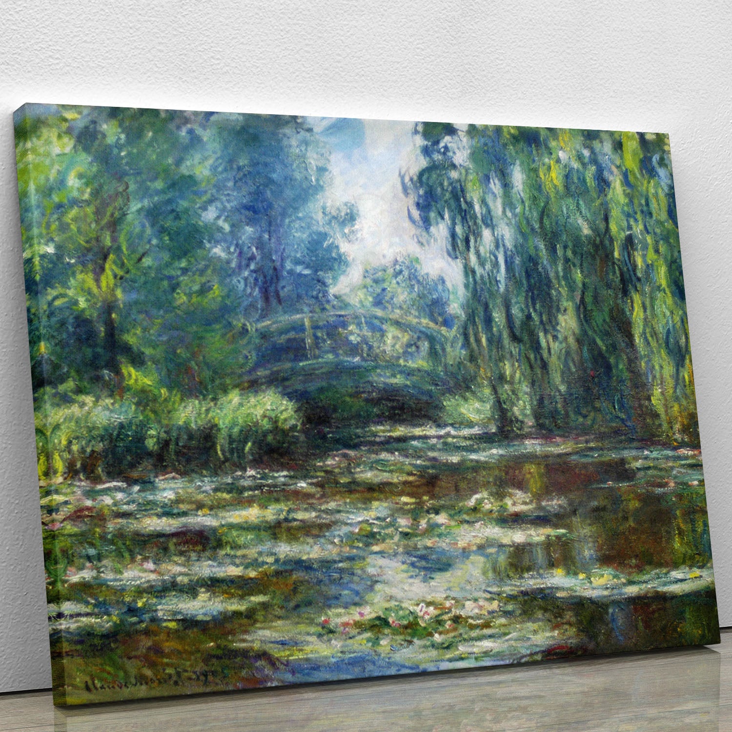 Water Lillies in Monets Garden by Monet Canvas Print or Poster - Canvas Art Rocks - 1