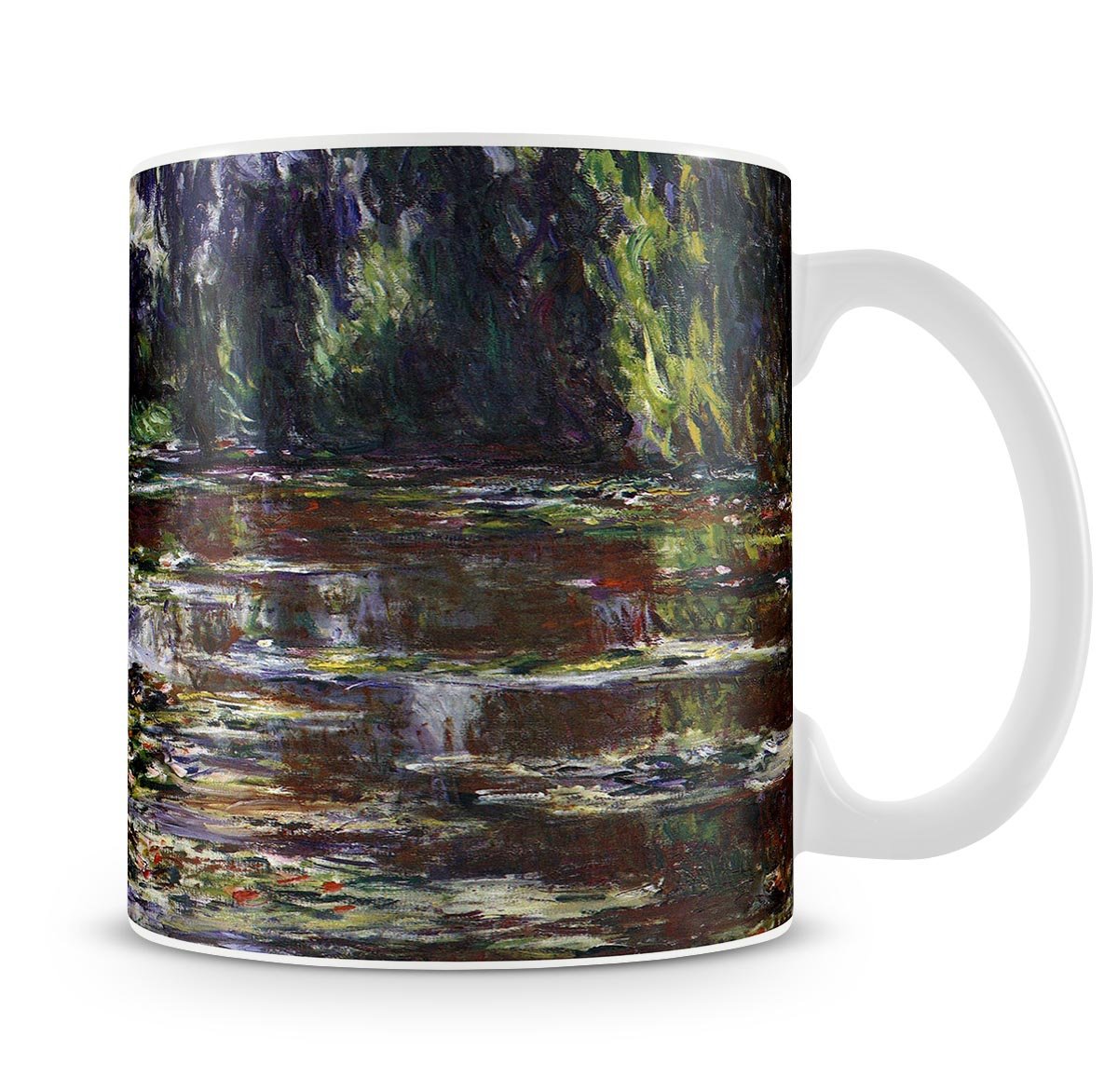 Water lilies water landscape 3 by Monet Mug - Canvas Art Rocks - 4