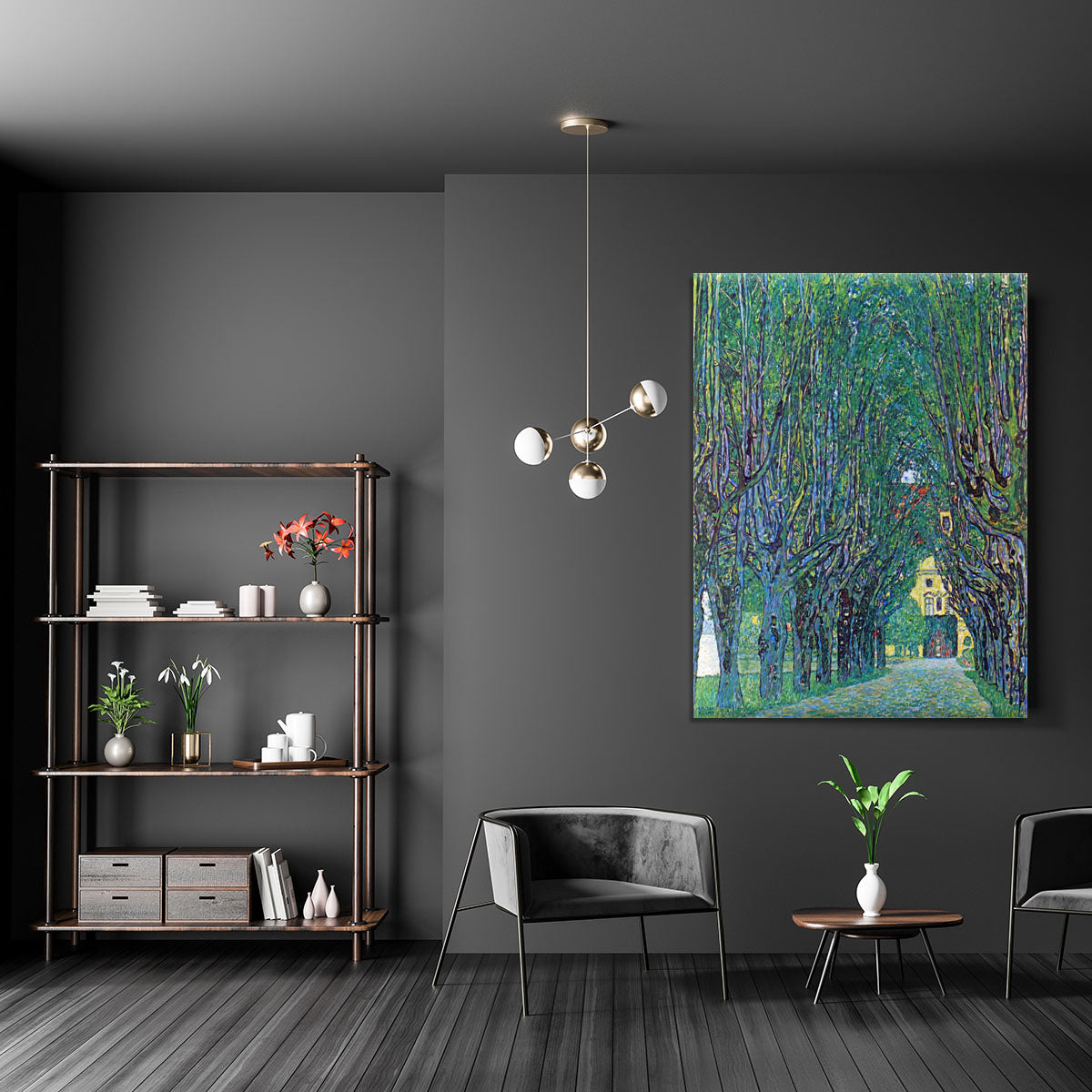 Way to the Park by Klimt Canvas Print or Poster - Canvas Art Rocks - 5