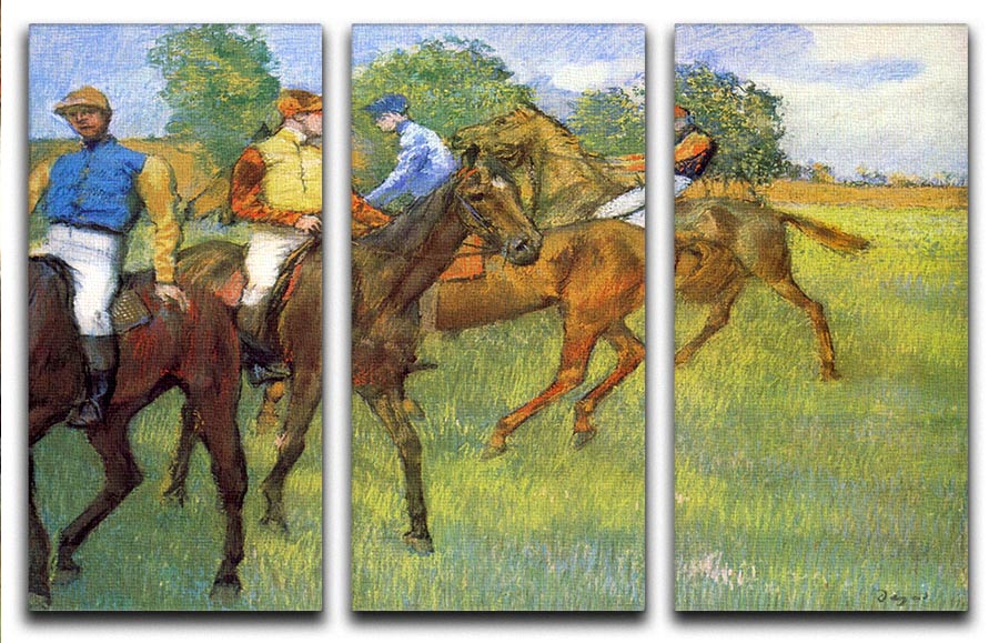 Weigh out by Degas 3 Split Panel Canvas Print - Canvas Art Rocks - 1