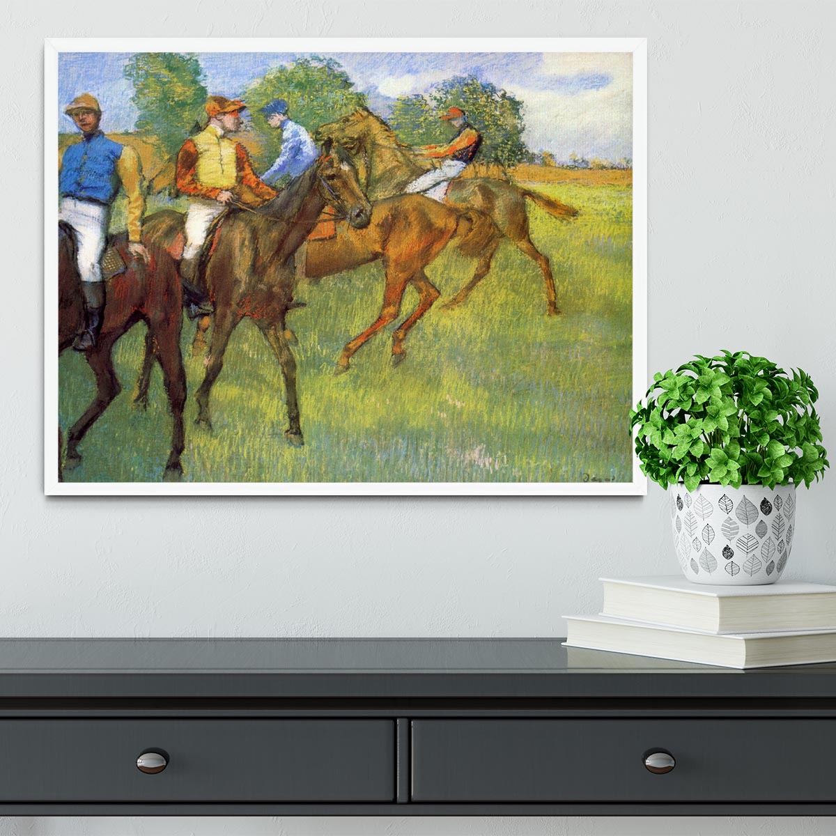 Weigh out by Degas Framed Print - Canvas Art Rocks -6