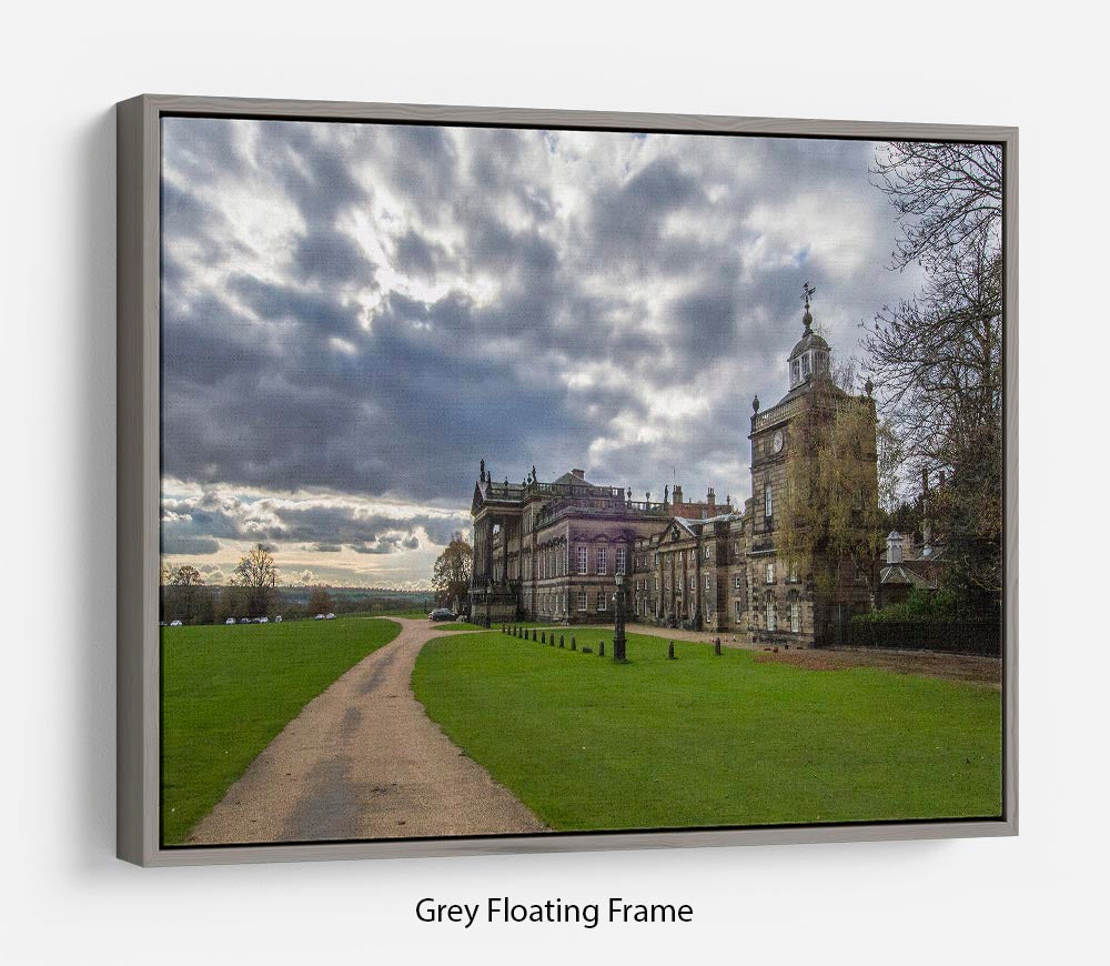 Wentworth Woodhouse Hall Floating Frame Canvas - Canvas Art Rocks - 3