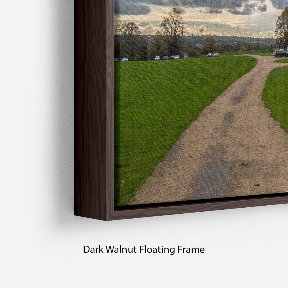 Wentworth Woodhouse Hall Floating Frame Canvas - Canvas Art Rocks - 6