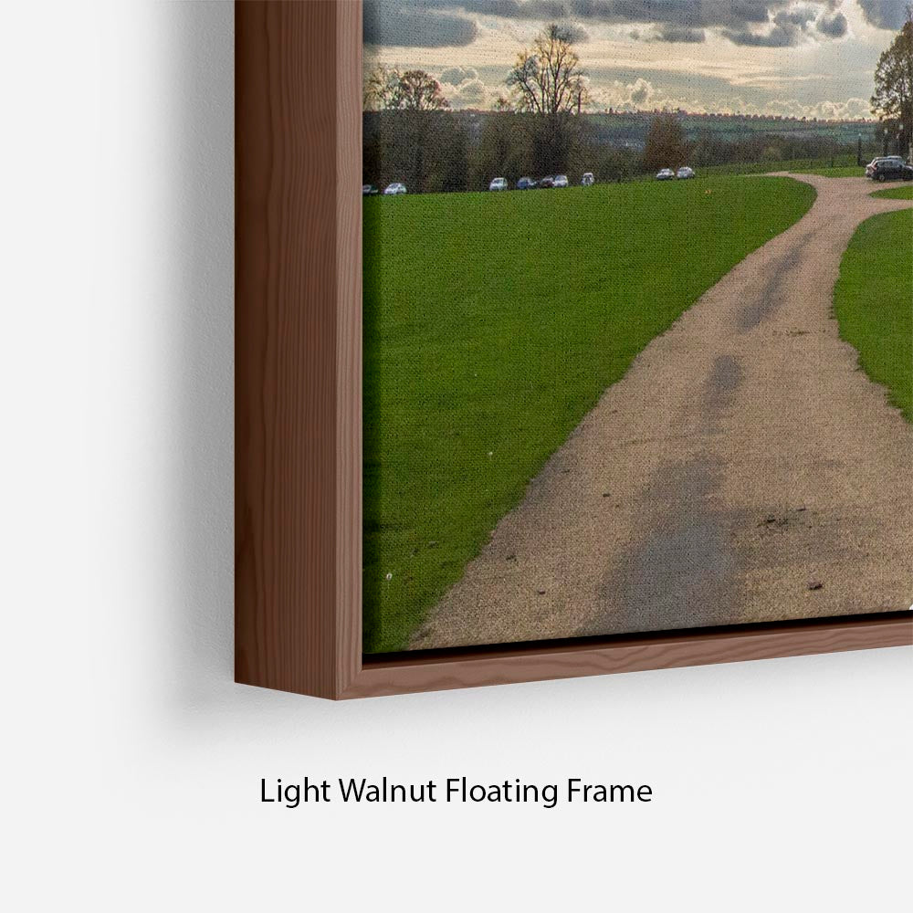 Wentworth Woodhouse Hall Floating Frame Canvas - Canvas Art Rocks - 8