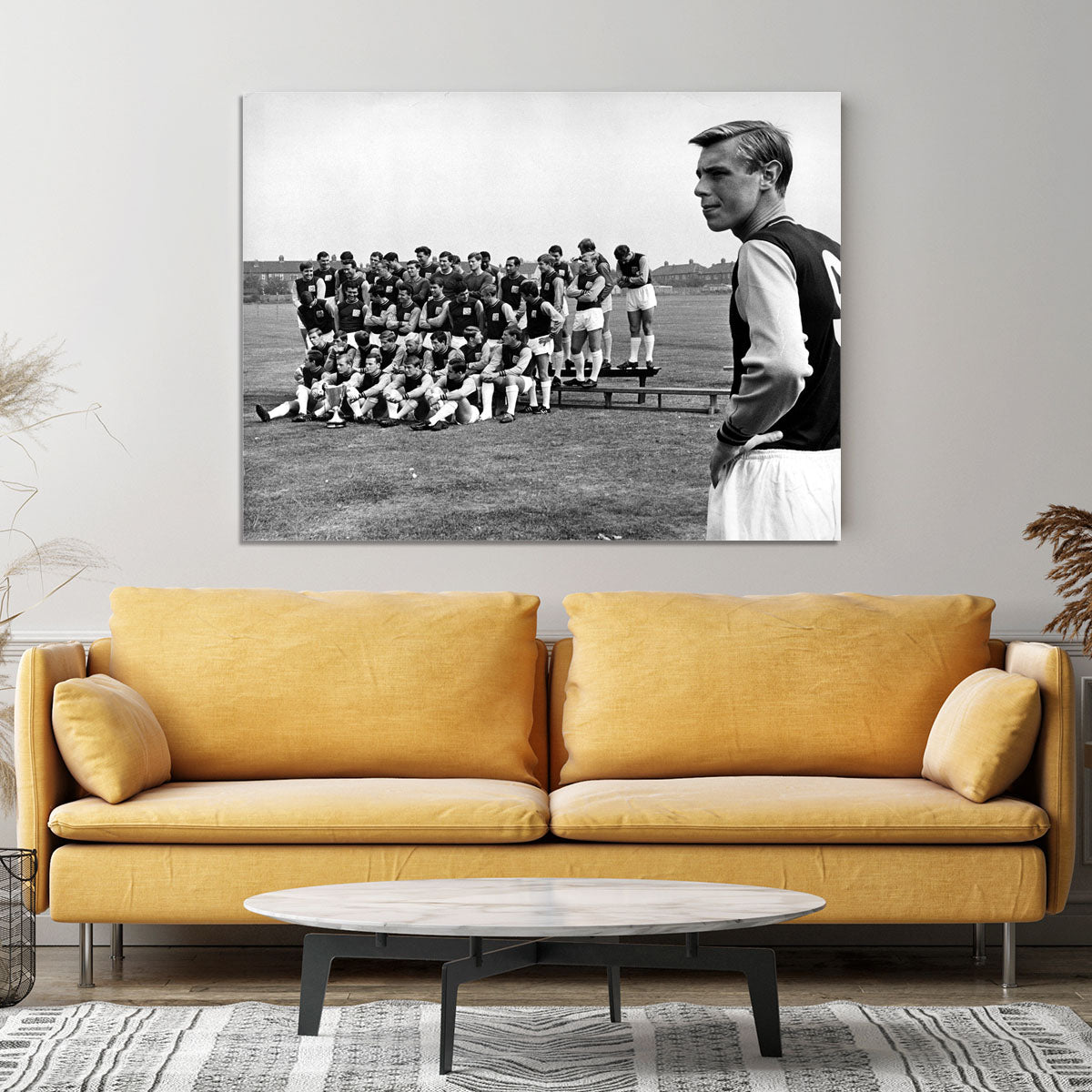 West Ham United Team Photo 1965-66 Season Canvas Print or Poster - Canvas Art Rocks - 4
