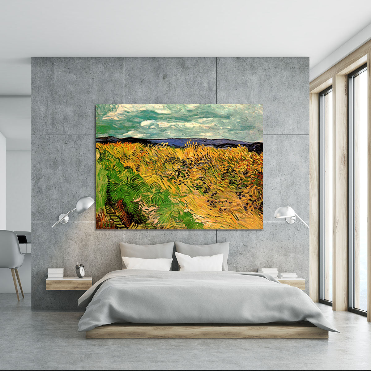 Wheat Field with Cornflowers by Van Gogh Canvas Print or Poster - Canvas Art Rocks - 5