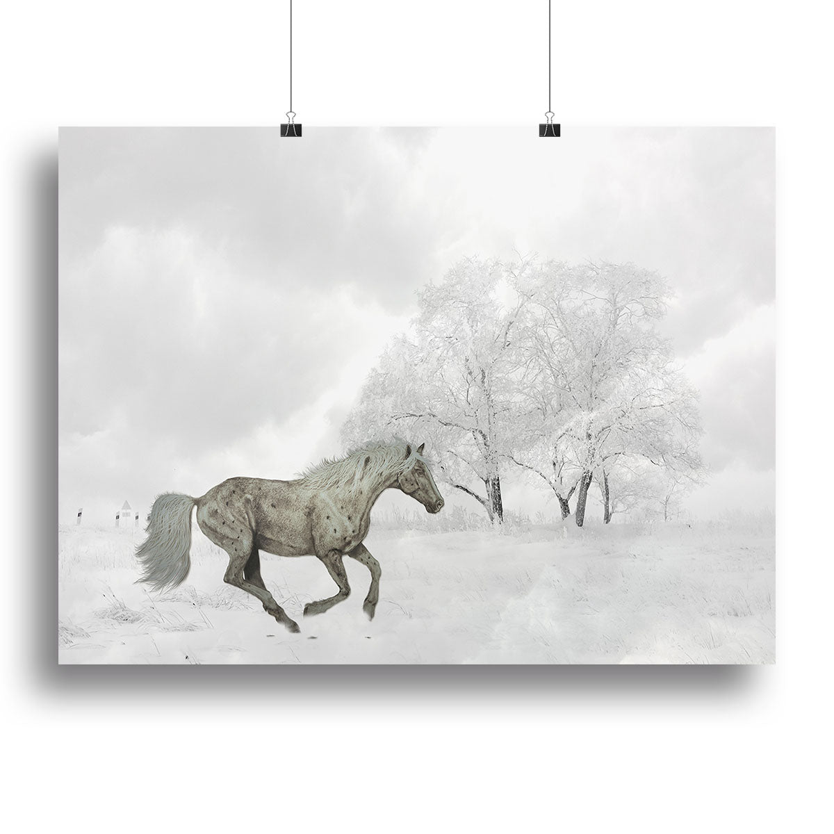 Winter Horse Canvas Print or Poster - Canvas Art Rocks - 2