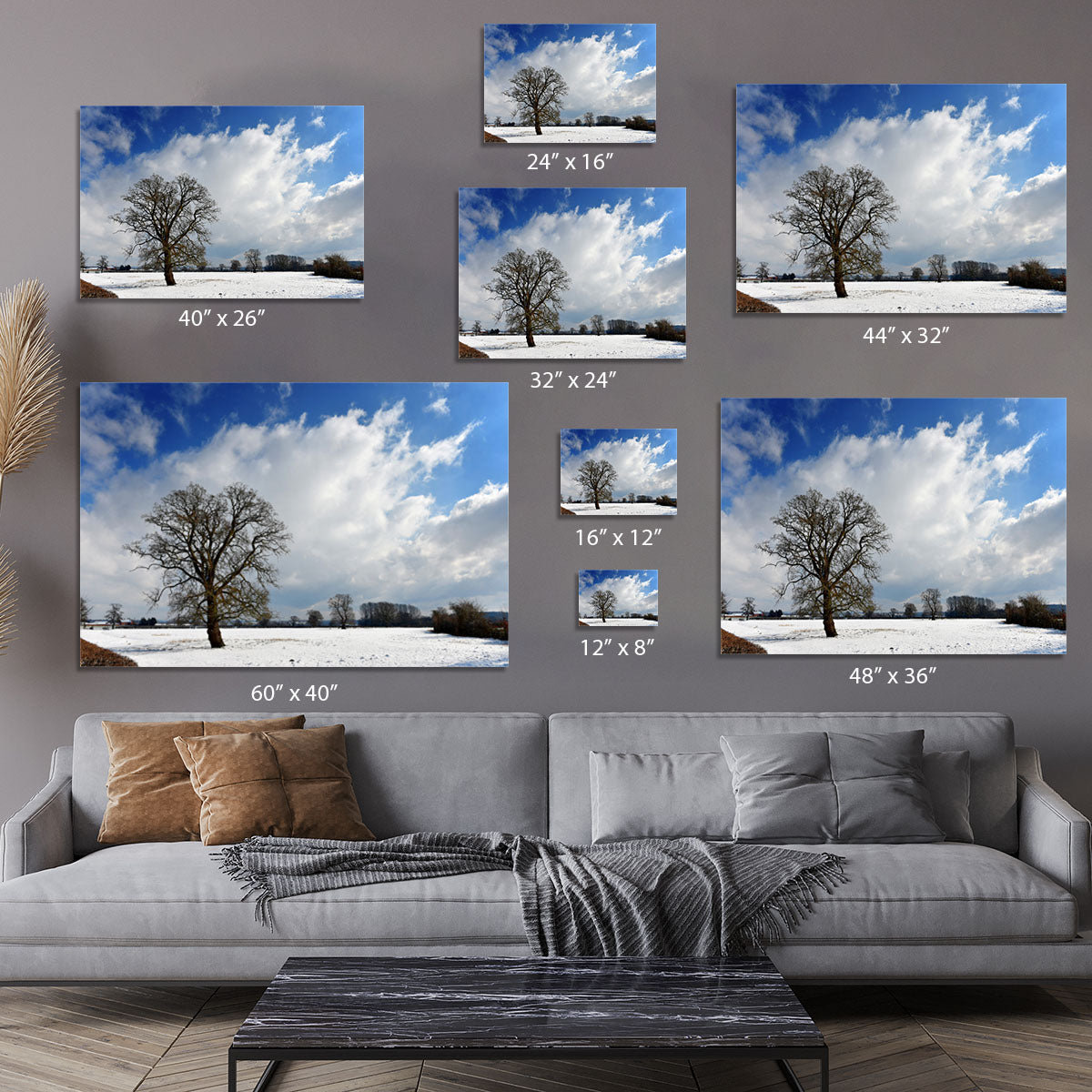 Winters day in wales Canvas Print or Poster - Canvas Art Rocks - 7