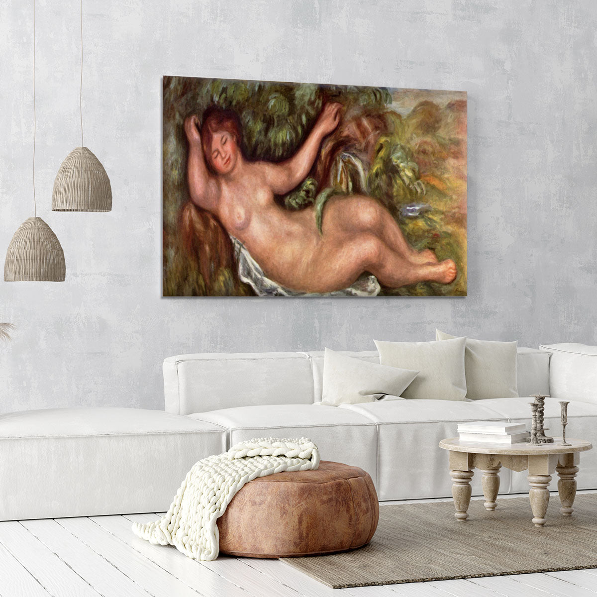 Woman Reclining by Renoir Canvas Print or Poster - Canvas Art Rocks - 6
