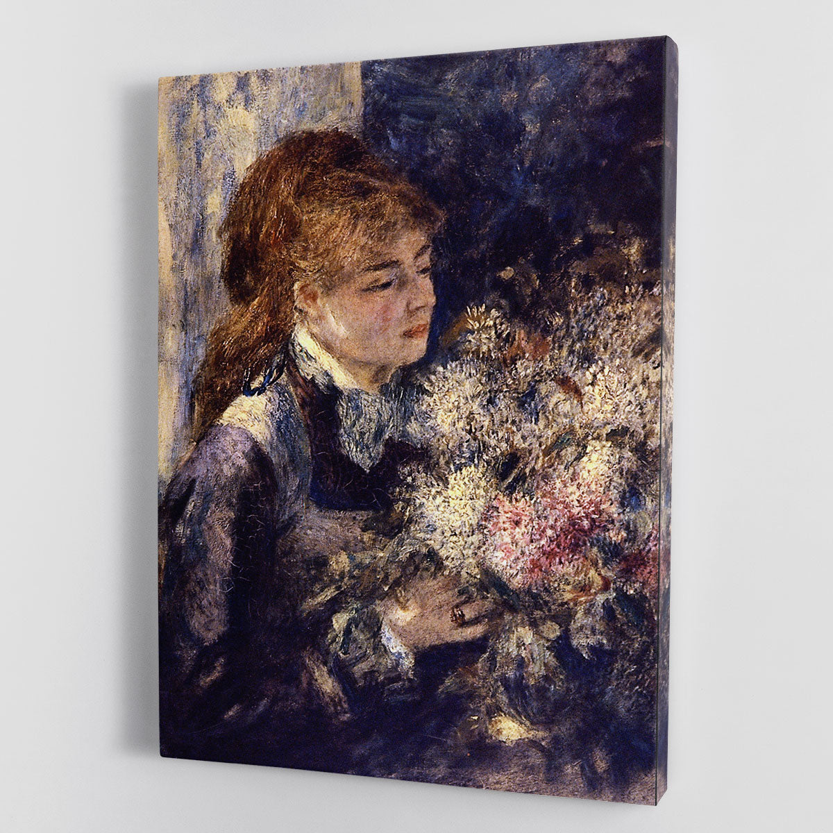 Woman with Lilacs by Renoir Canvas Print or Poster - Canvas Art Rocks - 1