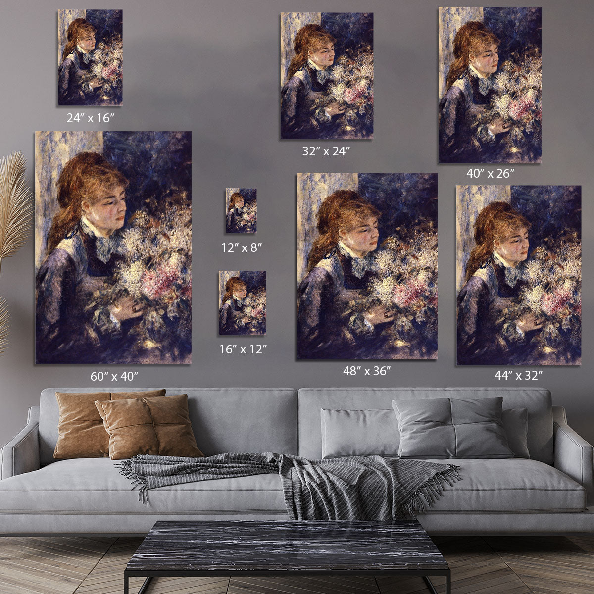 Woman with Lilacs by Renoir Canvas Print or Poster - Canvas Art Rocks - 7