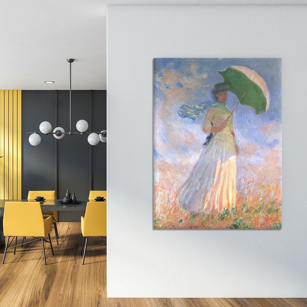 Woman with Parasol 2 by Monet Canvas Print or Poster - Canvas Art Rocks - 4
