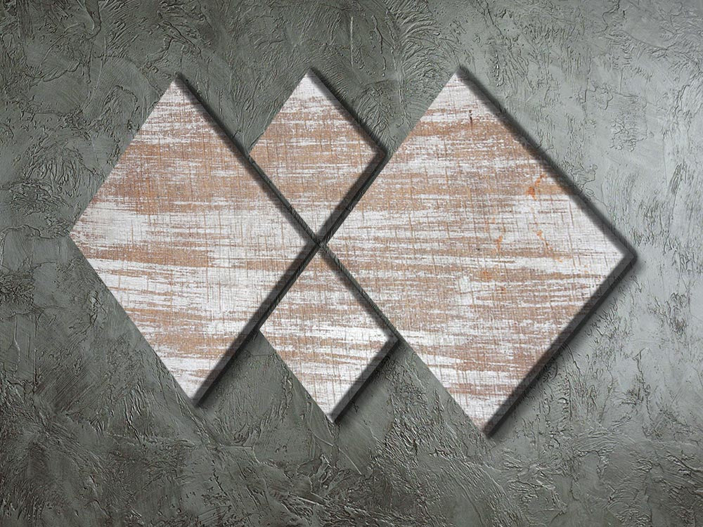 Wood background texture 4 Square Multi Panel Canvas - Canvas Art Rocks - 2