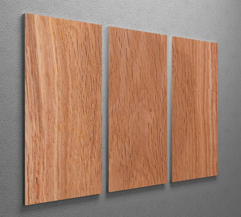 Wooden 3 Split Panel Canvas Print - Canvas Art Rocks - 2