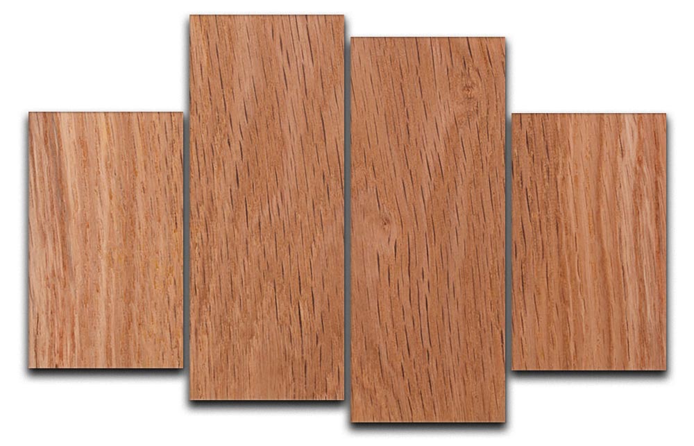 Wooden 4 Split Panel Canvas - Canvas Art Rocks - 1