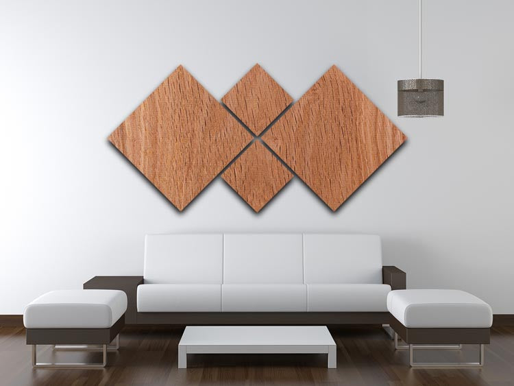 Wooden 4 Square Multi Panel Canvas - Canvas Art Rocks - 3