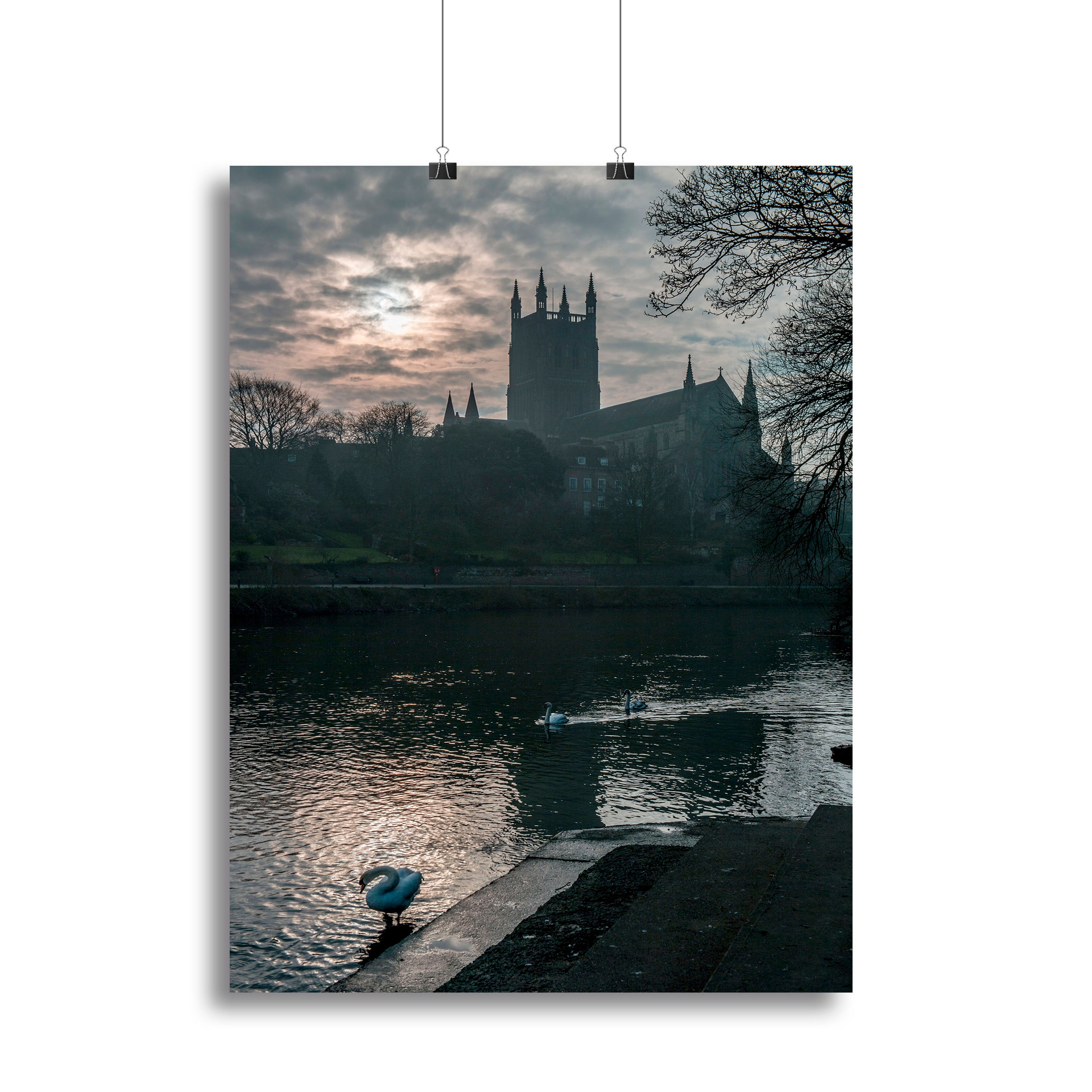 Worcester Cathedral Canvas Print or Poster - Canvas Art Rocks - 2