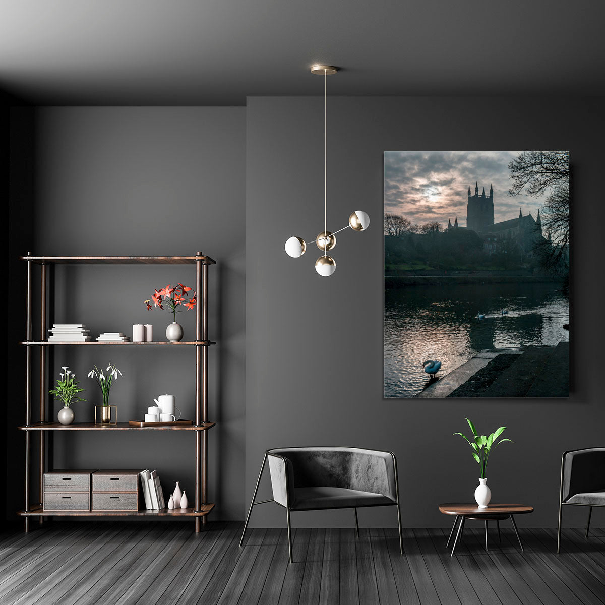 Worcester Cathedral Canvas Print or Poster - Canvas Art Rocks - 5