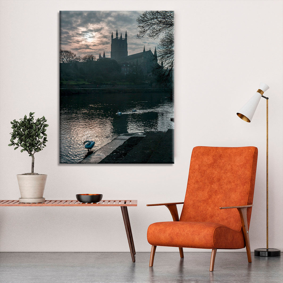 Worcester Cathedral Canvas Print or Poster - Canvas Art Rocks - 6
