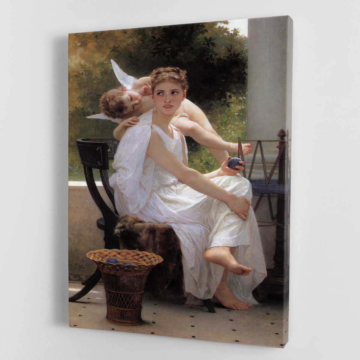 Work Interrupted By Bouguereau Canvas Print or Poster - Canvas Art Rocks - 1