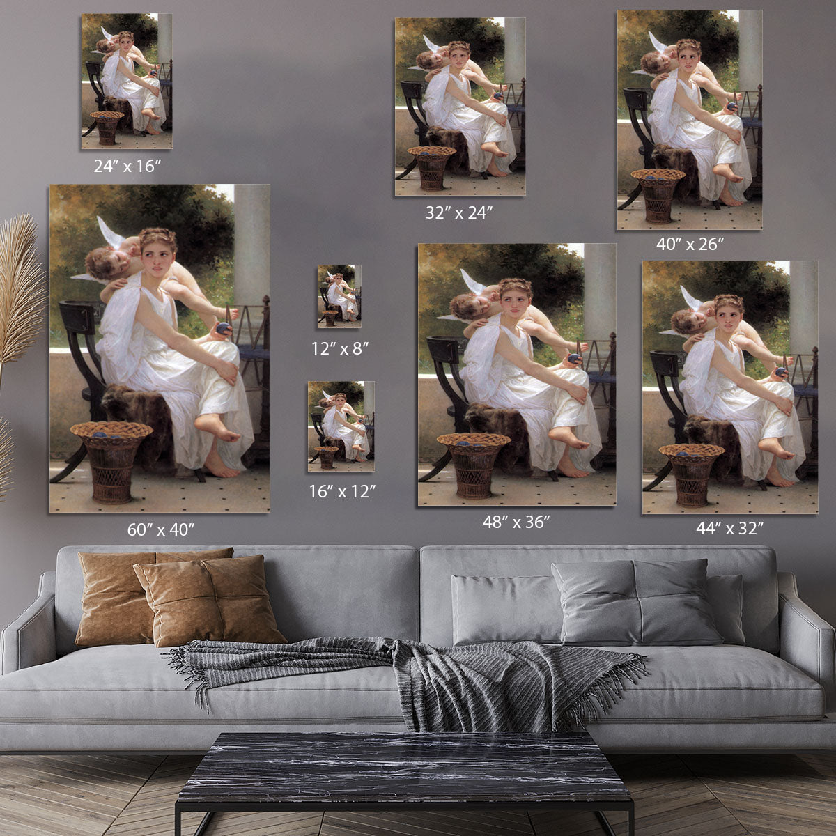 Work Interrupted By Bouguereau Canvas Print or Poster - Canvas Art Rocks - 7