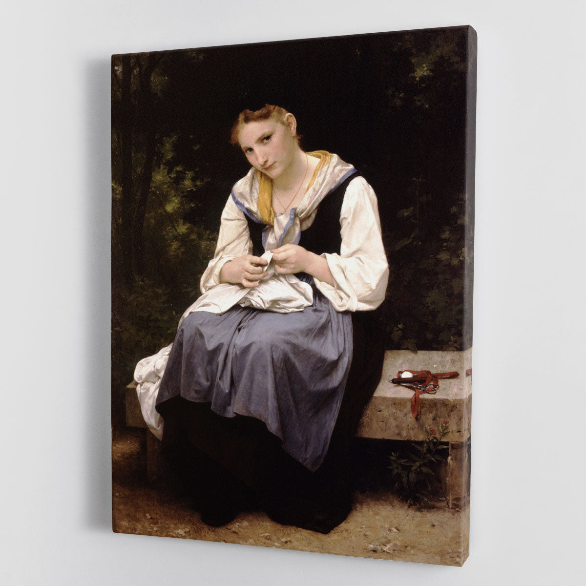 Young Worker By Bouguereau Canvas Print or Poster - Canvas Art Rocks - 1