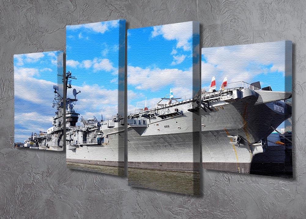 aircraft carriers built during World War II 4 Split Panel Canvas  - Canvas Art Rocks - 2