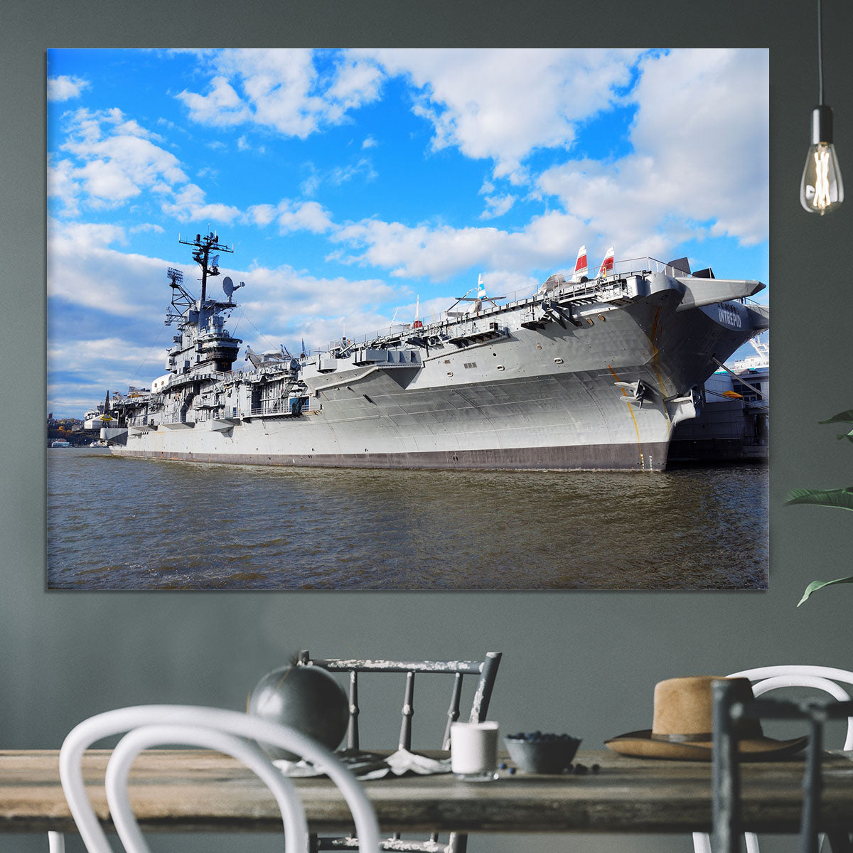 aircraft carriers built during World War II Canvas Print or Poster - Canvas Art Rocks - 3