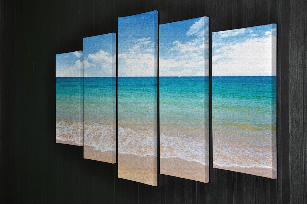 beach and tropical sea 5 Split Panel Canvas - Canvas Art Rocks - 2