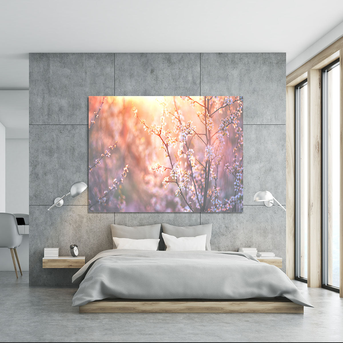 blooming tree and sun flare Canvas Print or Poster - Canvas Art Rocks - 5
