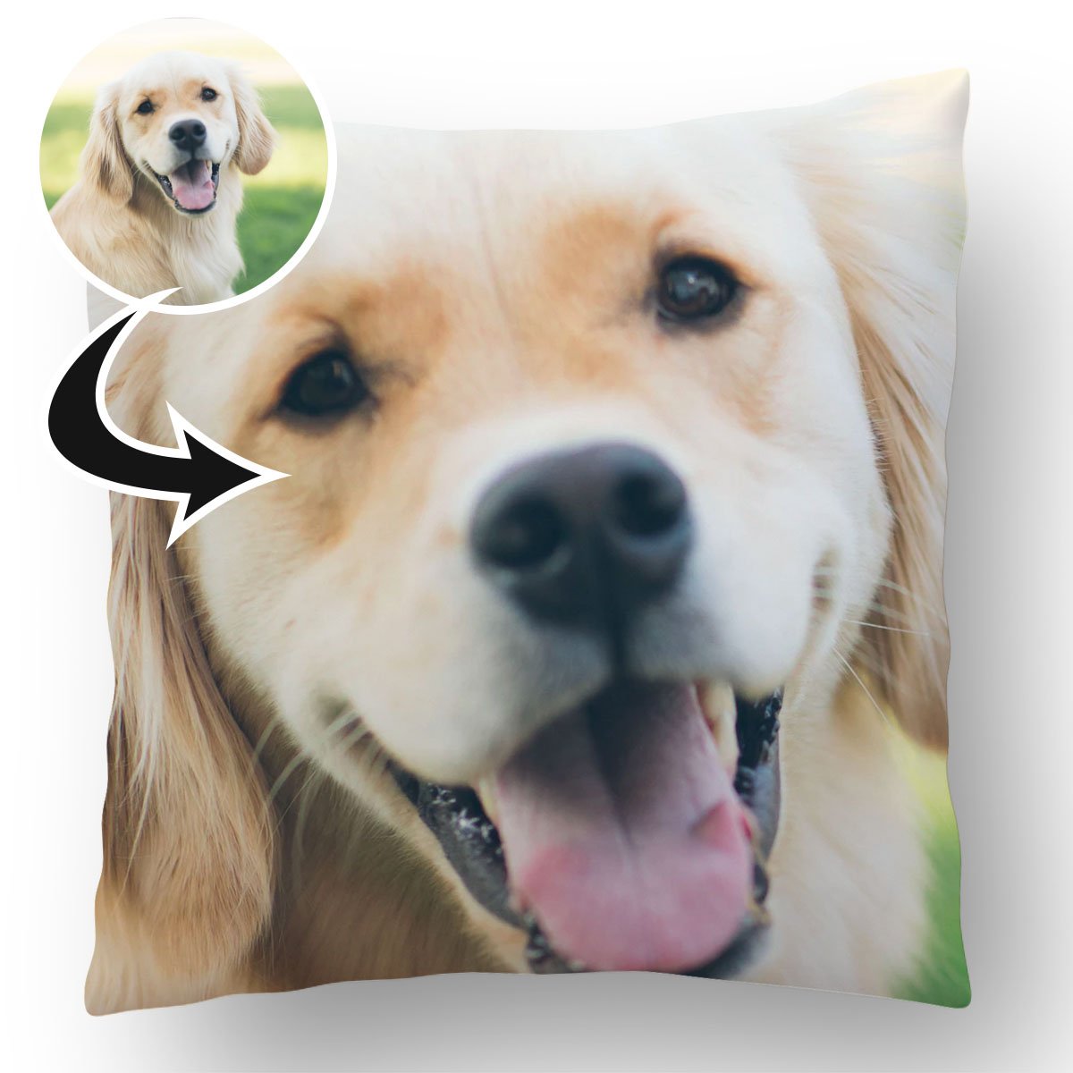 Photo Upload Dog Cushion c